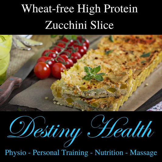 Wheat-Free High-Protein Zucchini Slice
