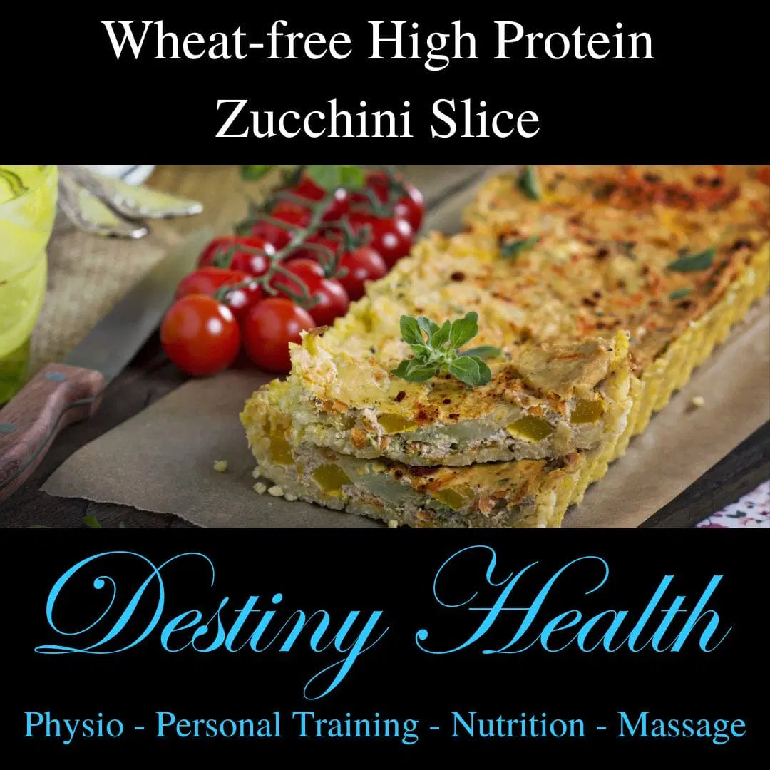 Wheat-Free High-Protein Zucchini Slice